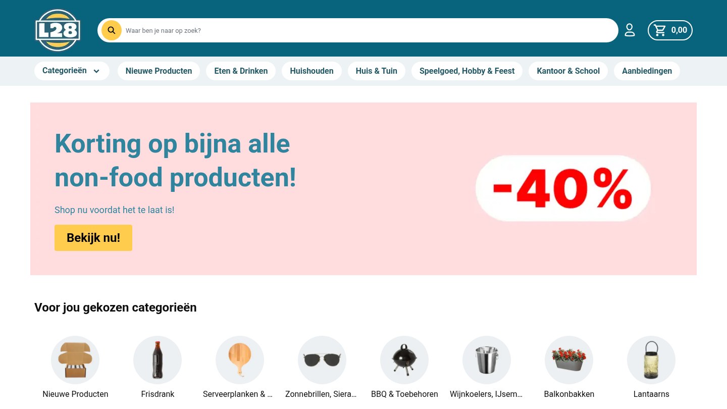 L28 β Living, Leisure & Lifestyle Ecommerce